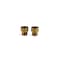 Holley For Use With  Carburetor Gasoline 0065 Hole Size Brass Set of 2 122-65 - alternate 1